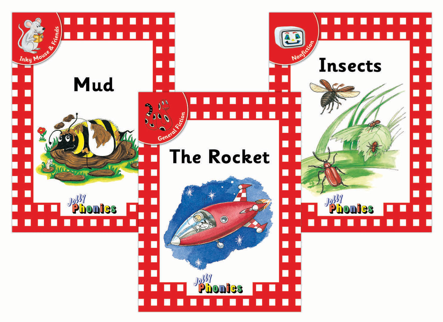 Jolly Phonics Readers Core RED Level  Complete Set (in print letters)