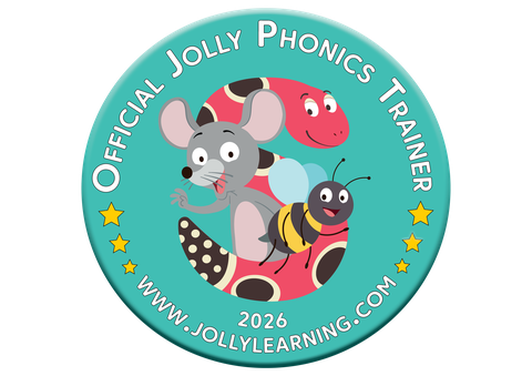 2026年 Official Jolly Phonics Trainerの公式マーク
